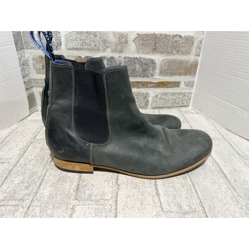 John Fluevog Mens Chelsea Boots Size 12.5 Leather